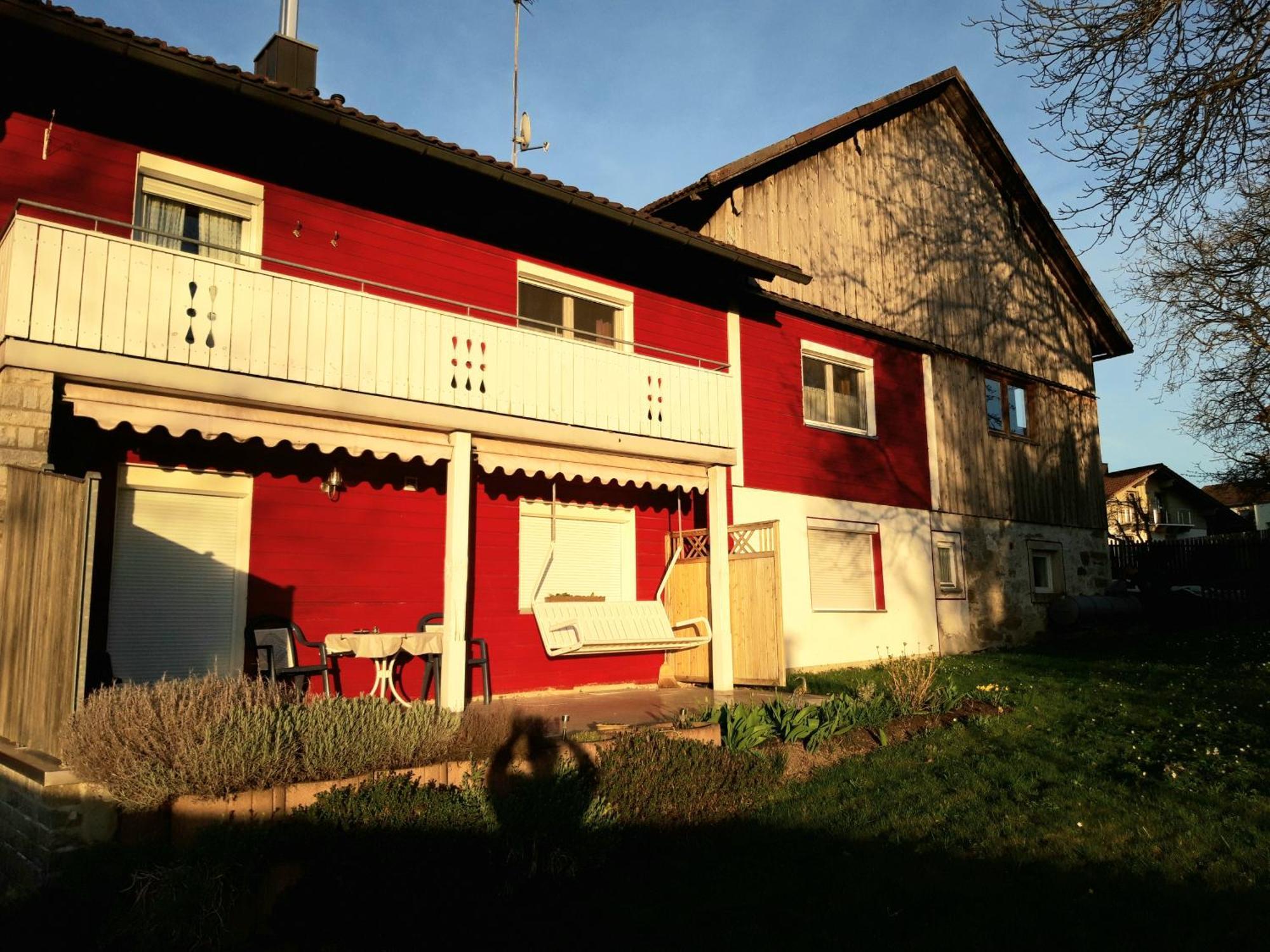 Ferienwohnung Im Seidlerhof Mit Balkon Und Garten 론바크 외부 사진